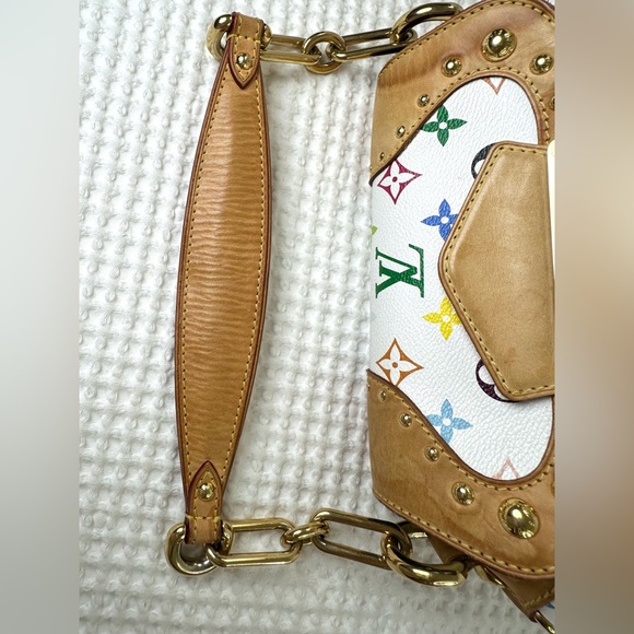 💖AUTHENTIC Louis Vuitton Marilyn Bag White Multicolor Monogram - Picture 13 of 16